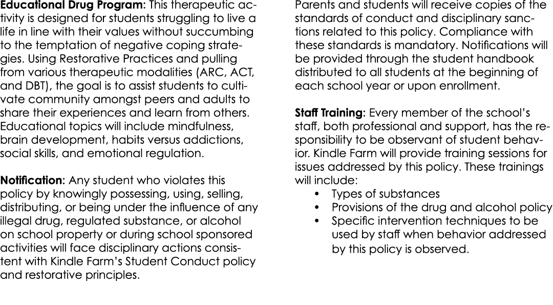 Educational Drug Program: This therapeutic activity is designed for students struggling to live a life in line with t...